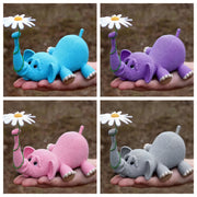 Amigurumi Elephant and balloon.