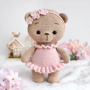 Rosie the ballerina bear Crochet Pattern