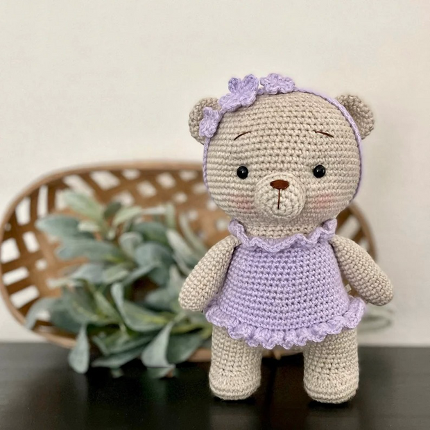 Rosie the ballerina bear Crochet Pattern