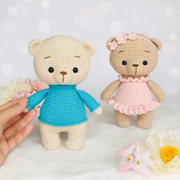 Rosie the ballerina bear Crochet Pattern