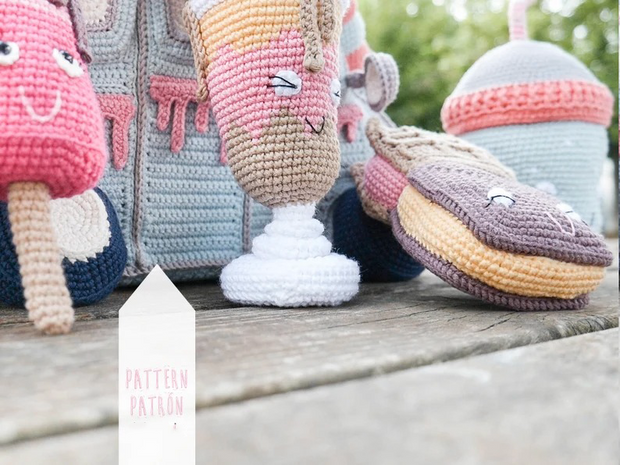 Ice cream truck crochet pattern