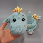 Dino stacking toy crochet pattern stegosaurus