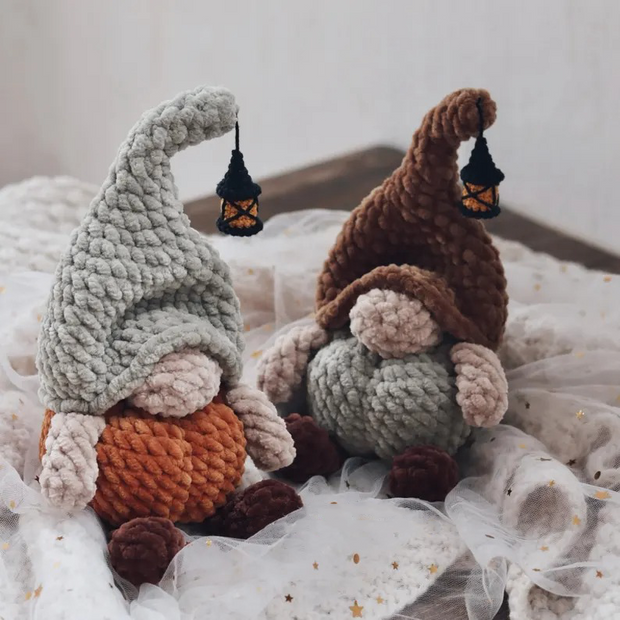 Pumpkin Gnome Crochet Pattern