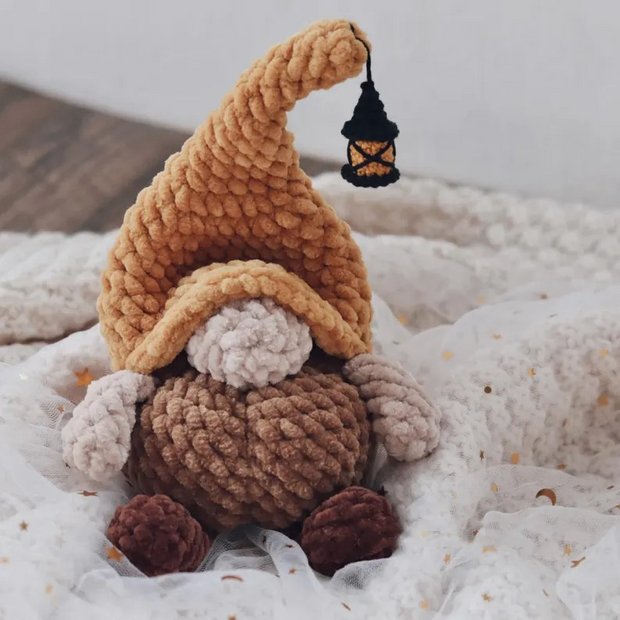 Pumpkin Gnome Crochet Pattern