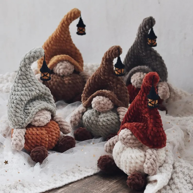 Pumpkin Gnome Crochet Pattern