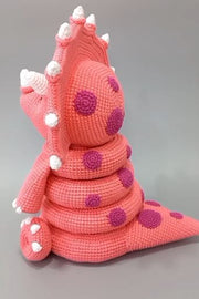 triceratops stacking toy crochet pattern