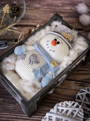 The Snowman amigurumi Crochet Pattern