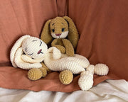 Rabbit Security Blanket Toy crochet pattern