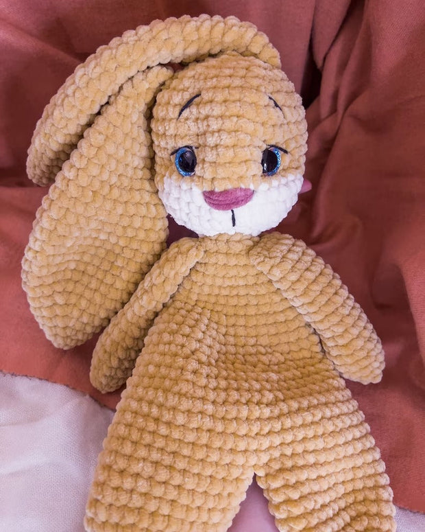 Rabbit Security Blanket Toy crochet pattern