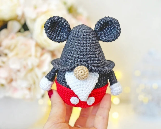 Mouse gnome crochet pattern