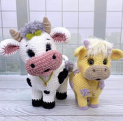 Flower Cow Crochet Pattern