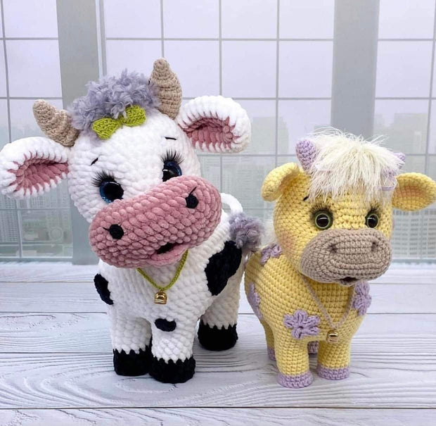 Flower Cow Crochet Pattern