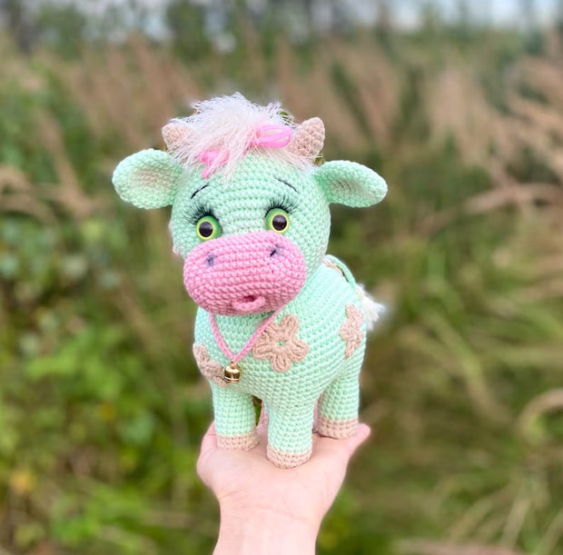 Flower Cow Crochet Pattern