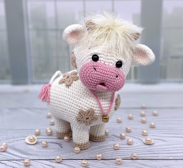 Flower Cow Crochet Pattern