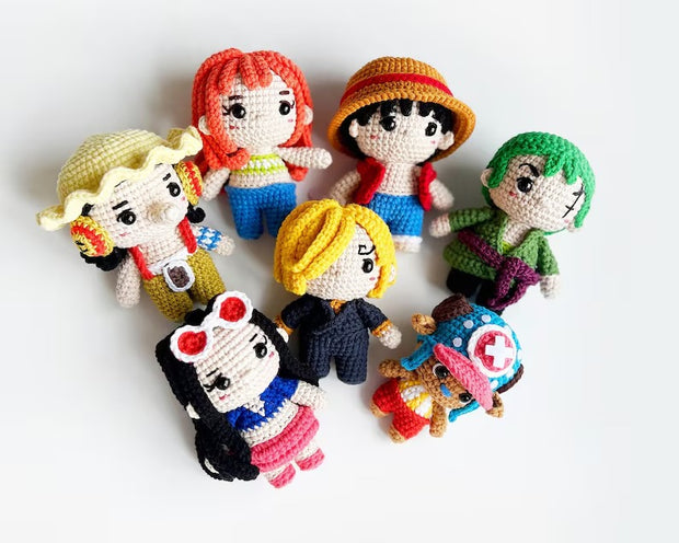 Crochet Pattern 7 Pirates FunSize