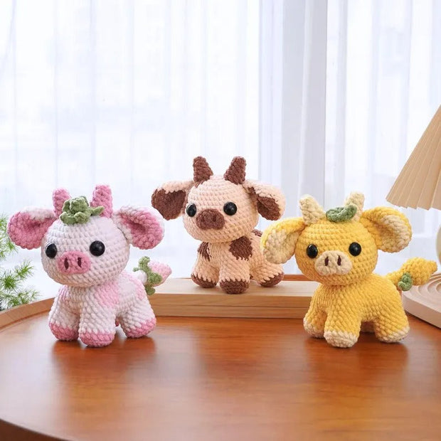 Sweet Treat Cows Crochet Patterns Bundle - Main Image