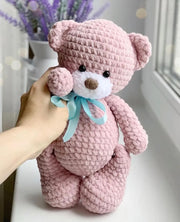 Crochet pattern amigurumi bear in English pdf manual.