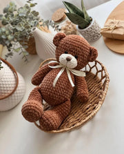 Crochet pattern amigurumi bear in English pdf manual.