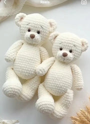 Crochet pattern amigurumi bear in English pdf manual.