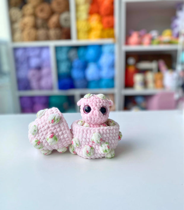 Crochet Hatching Baby Dragons and Eggs Pattern