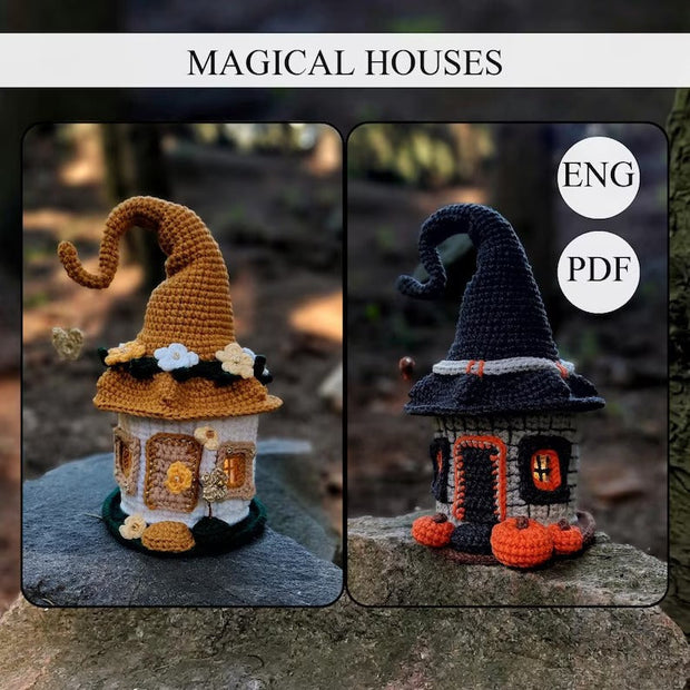Magical house Crochet pattern