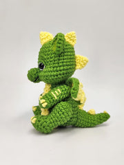 Elemental baby dragons crochet pattern, 4in1