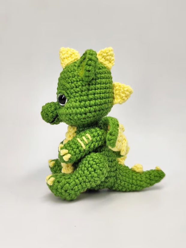 Elemental baby dragons crochet pattern, 4in1
