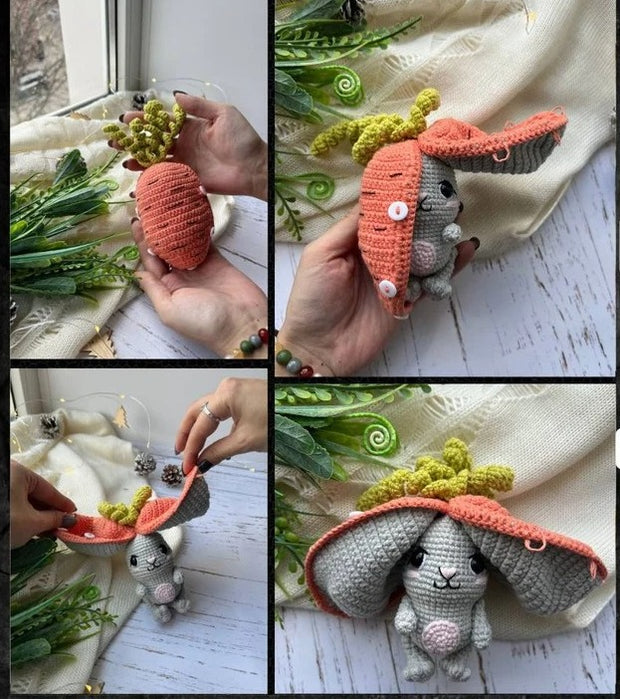 Bunny Carrot Amigurumi Crochet pattern