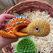 Interactive Crochet Turtle Pattern Sensory Toys