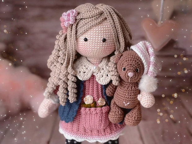 Romantic doll pattern