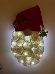 Crochet Christmas, festive, gonk, gnome, wreath pattern