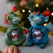 Amigurumi Christmas dragon