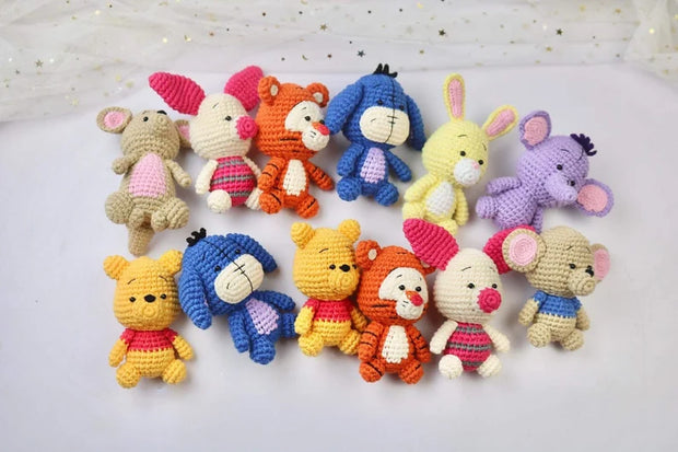 Crochet Pattern 8in1- Bundle Winnie the POOH and friends