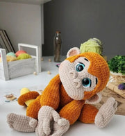 Amigurumi pattern stuffed monkey
