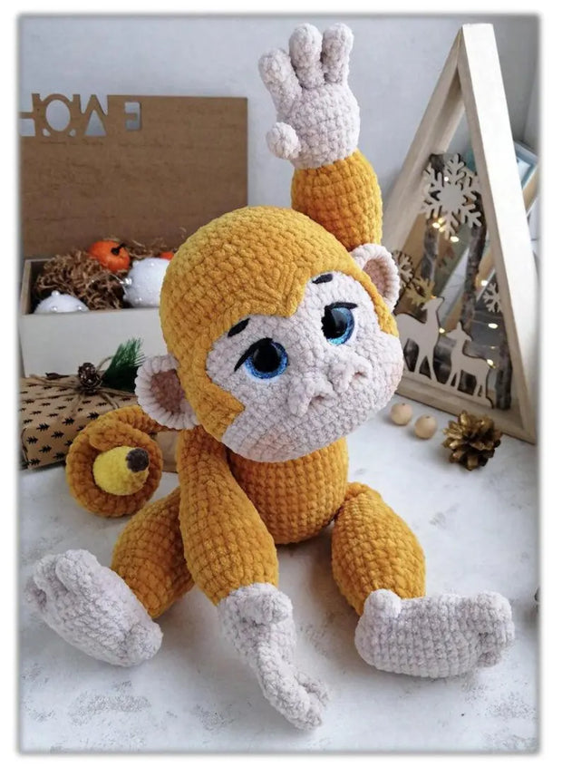 Amigurumi pattern stuffed monkey