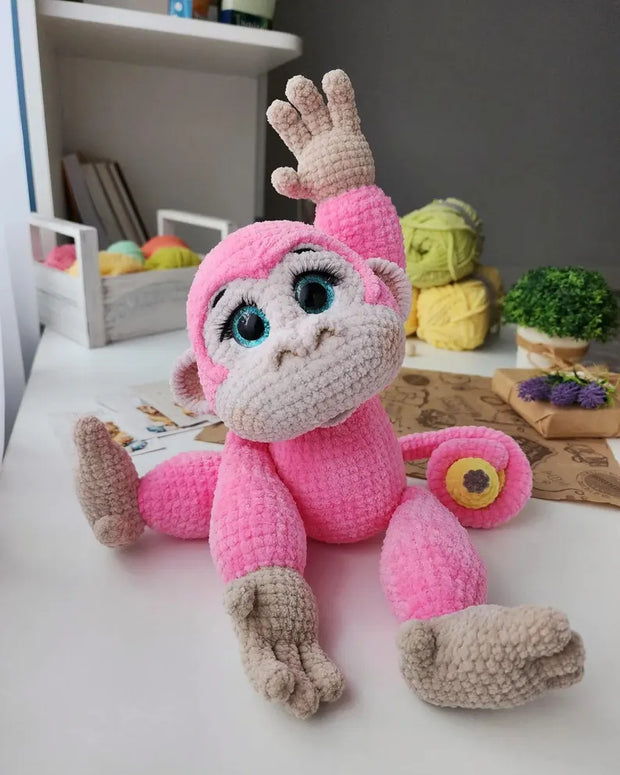 Amigurumi pattern stuffed monkey