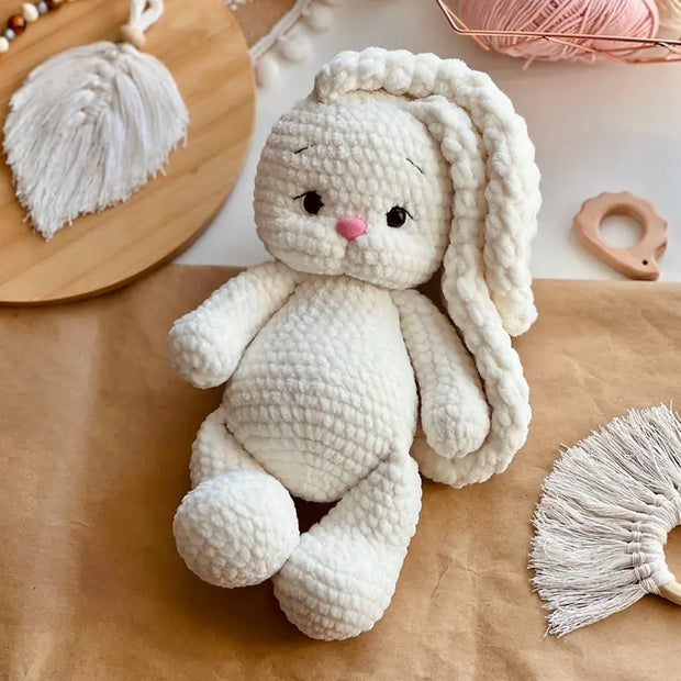 Crochet pattern plush bunny