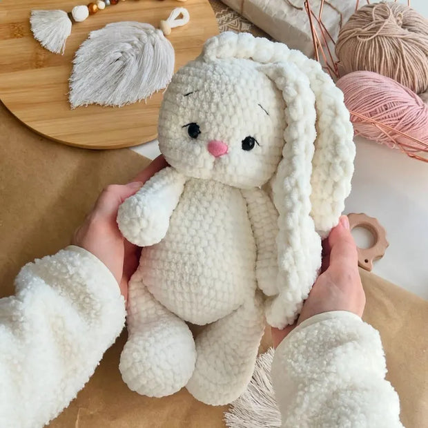 Crochet pattern plush bunny