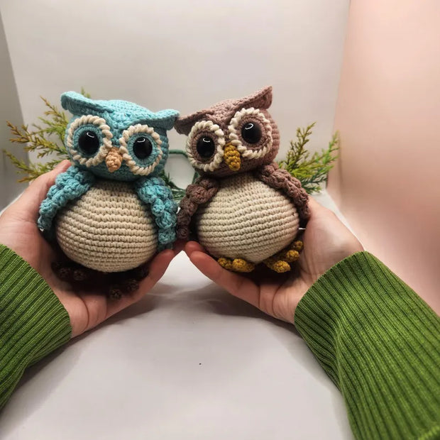 Rotating Head Owl Amigurumi crochet pattern