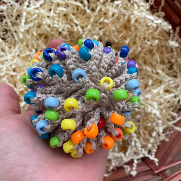 Crochet Hedgehog Sensory Toy Pattern