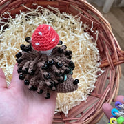 Crochet Hedgehog Sensory Toy Pattern