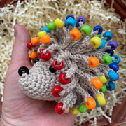 Crochet Hedgehog Sensory Toy Pattern