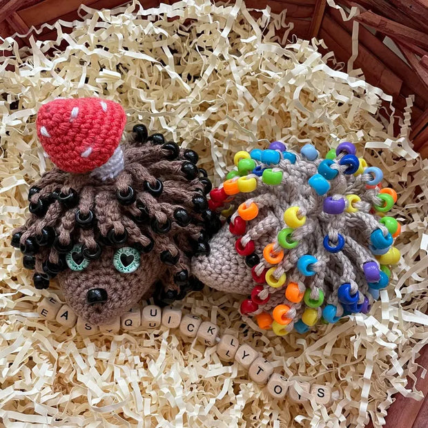 Crochet Hedgehog Sensory Toy Pattern