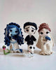 Corpse Bride Crochet Patterns – Emily, Victor, Victoria, Scraps & Maggot
