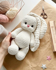 Crochet pattern plush bunny