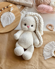 Crochet pattern plush bunny