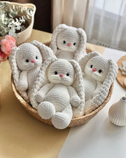 Crochet pattern plush bunny