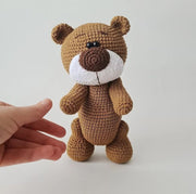 Crochet Pattern Bear Toy with Set of Clothes