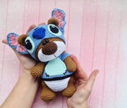 Crochet Pattern Bear Toy with Set of Clothes