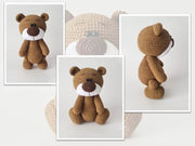 Crochet Pattern Bear Toy with Set of Clothes